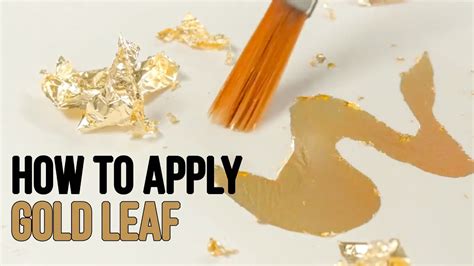 how to apply metal leaf to fabric|best way to use metal leaf.